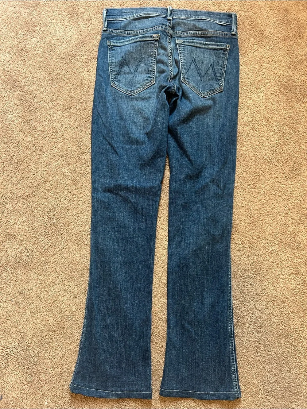 MOTHER The Runaway Bootcut Jeans Medium Kitty Wash Size 26 - Picture 3 of 13